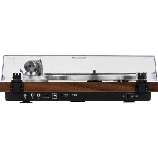 Main product image for Dayton Audio TT-1BTW Belt Drive Turntable with USB, Bluetooth,Audio Technica AT-VM95E Cartridge - Wood300-363